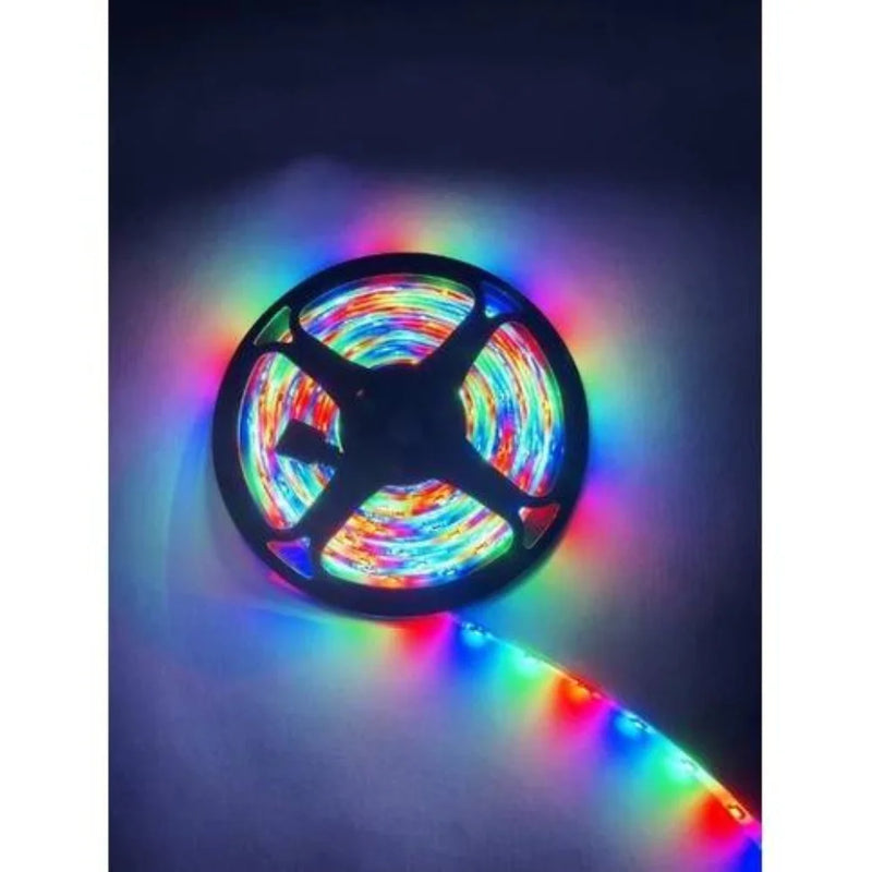 Fita LED RGB 5m – Iluminação Decorativa Autocolante