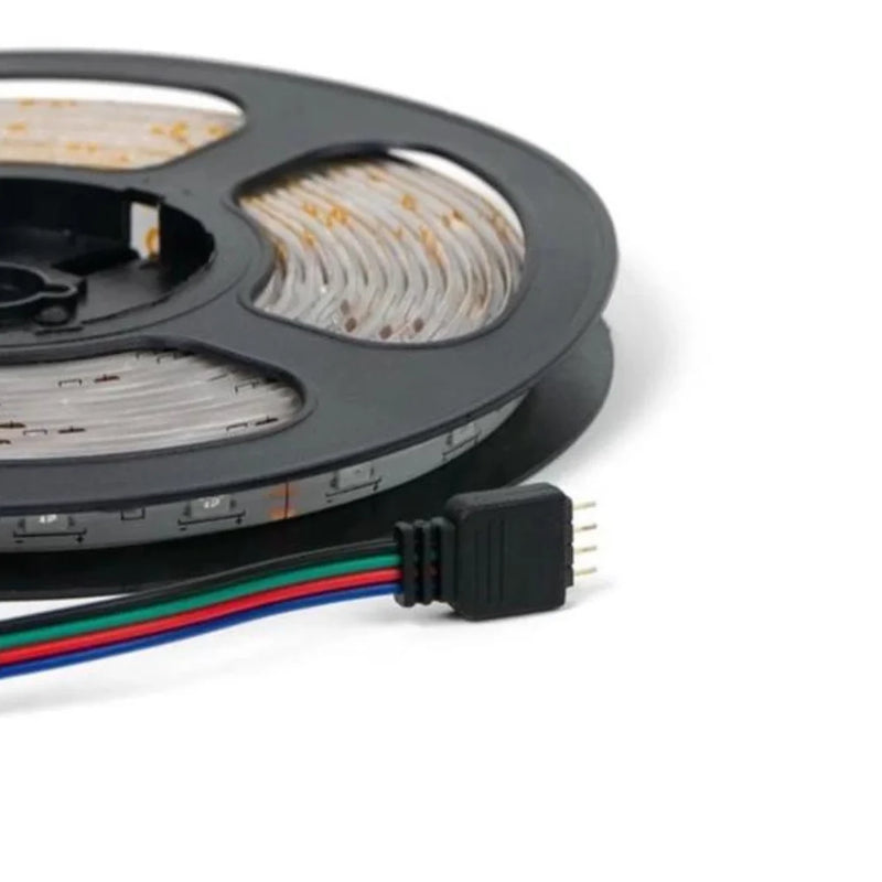 Fita LED RGB 5m – Iluminação Decorativa Autocolante