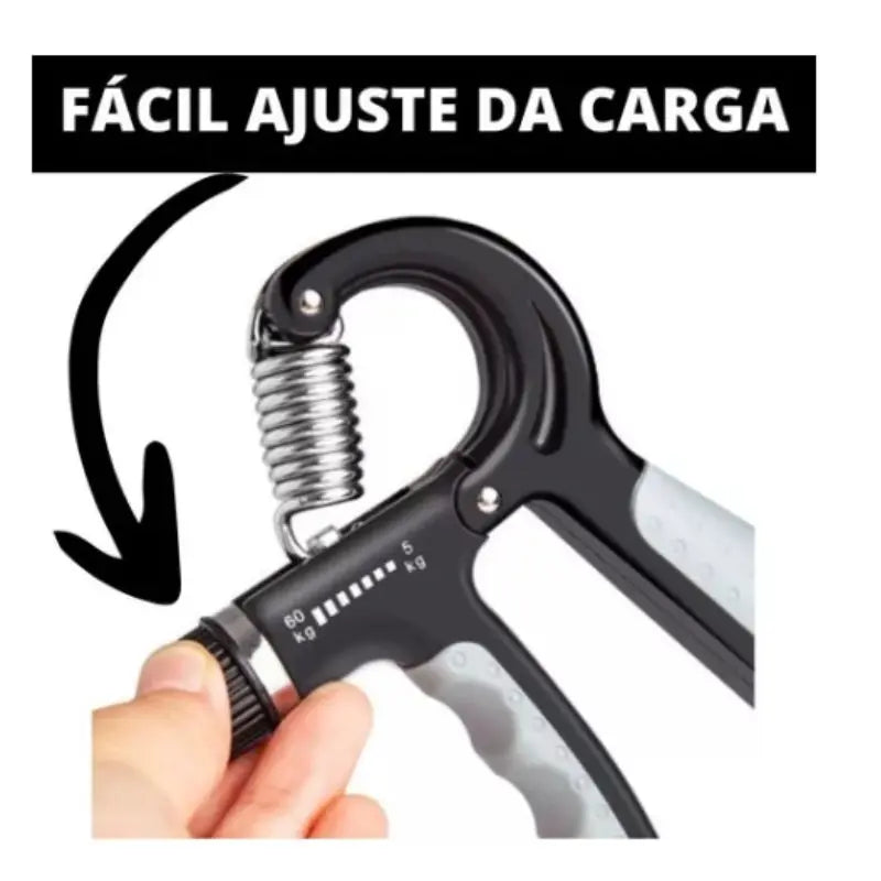 Hand Grip Ajustável – Fortaleça Mãos e Antebraços com Conforto