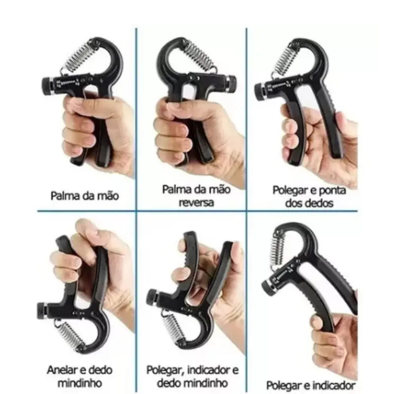 Hand Grip Ajustável – Fortaleça Mãos e Antebraços com Conforto