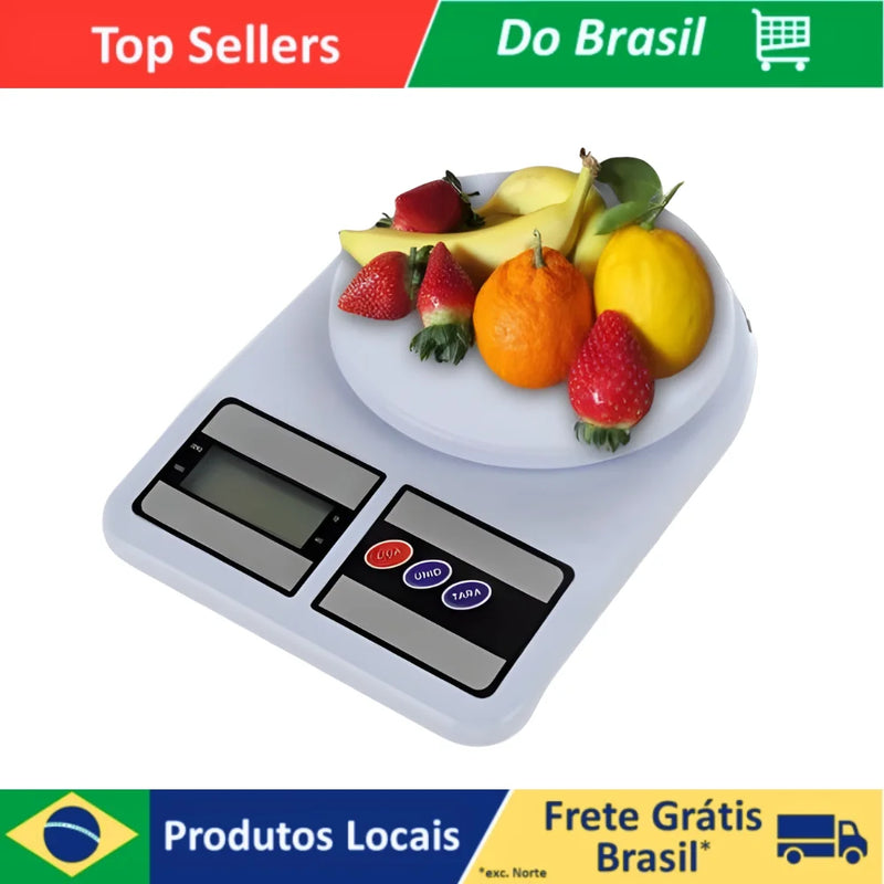 Sua Aliada na Cozinha: Balança Digital de 10kg com Alta Precisão