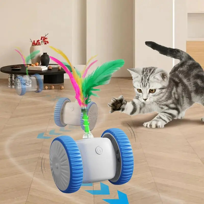 Brinquedo Automático Inteligente para Gatos – Diversão Interativa, Exercício Diário e Estímulo Mental para seu Gatinho!