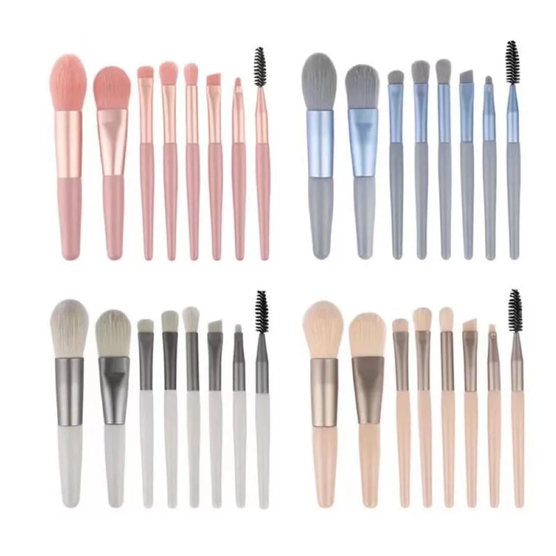 Kit de Maquiagem 7 Itens com Necessaire + Paleta de Sombras – Completo para Look Perfeito